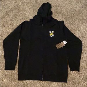 Vans World Dominatio Zip Up Jacket/ Black